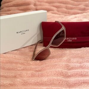 Guess by Marciano Tan Sunglasses with Crystal Details